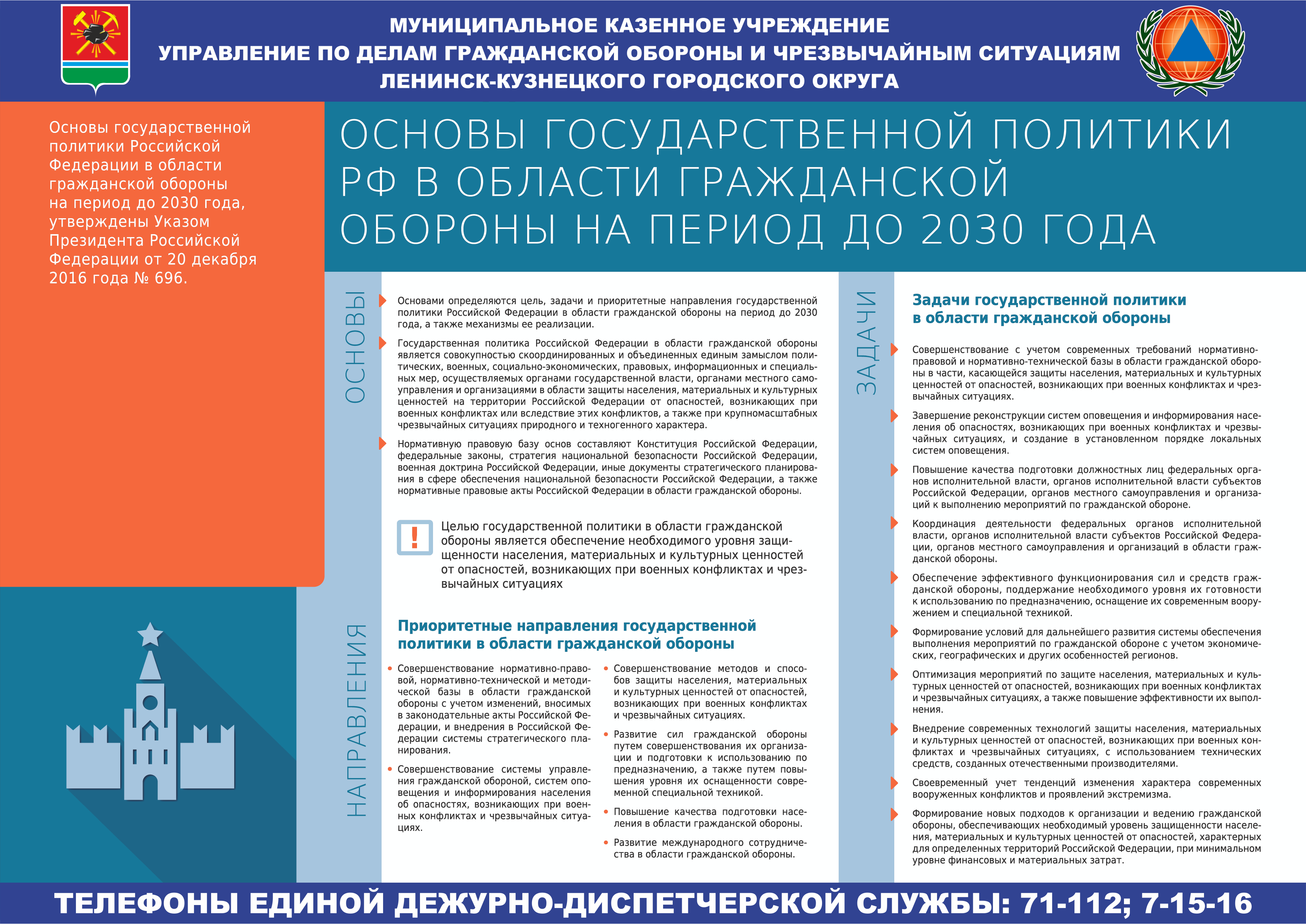 Основы гос.политики РФ в области ГО до 2030
