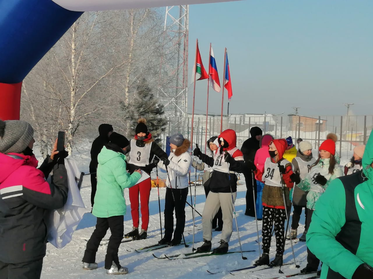 участие членов профсоюза в лыжне России